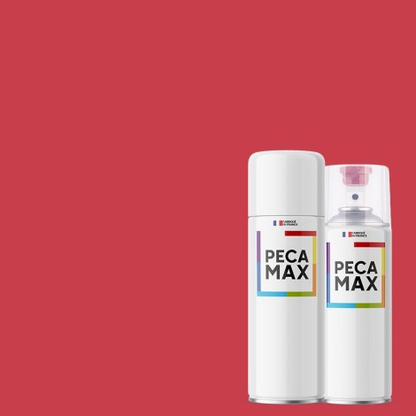 Peinture RAL 3018 Rouge fraise. Aérosols 400 ml