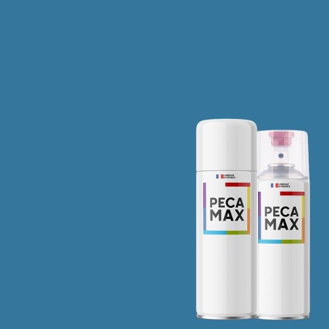 Peinture British Standard 381C 107 Strong blue, Pacific blue. Aérosols 400 ml