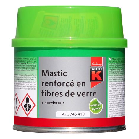 Mastic renforcé fibres de verre AutoK 250g
