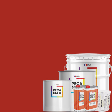 Peinture RAL 3000 Rouge feu. Pots