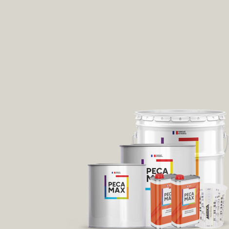 Peinture RAL 9002 Blanc gris. Pots