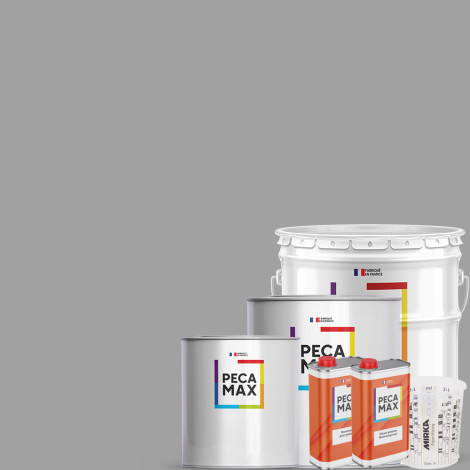 Peinture RAL 9006 Aluminium blanc. Pots
