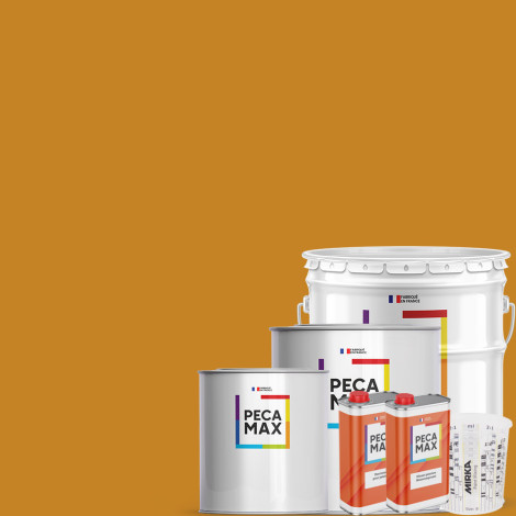 Peinture AFNOR A340 Jaune-Orangé moyen. Pots