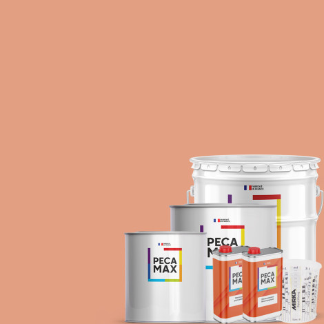Peinture AFNOR A880 Rose-Orangé. Pots