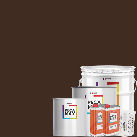 Peinture British Standard 381C 413 Nut brown. Pots