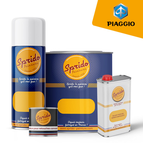 Peinture Sprido moto PIAGGIO 0005 VERDE 6000M Métallisée