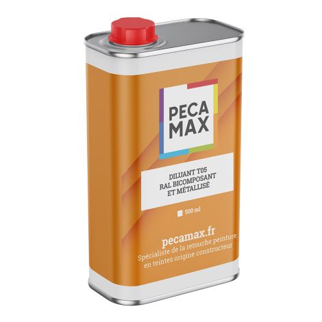 Diluant peinture T05 RAL bicomposant et métallisé 500 ml