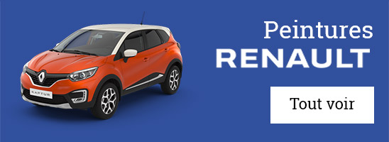 Toutes les peintures pour voitures Renault